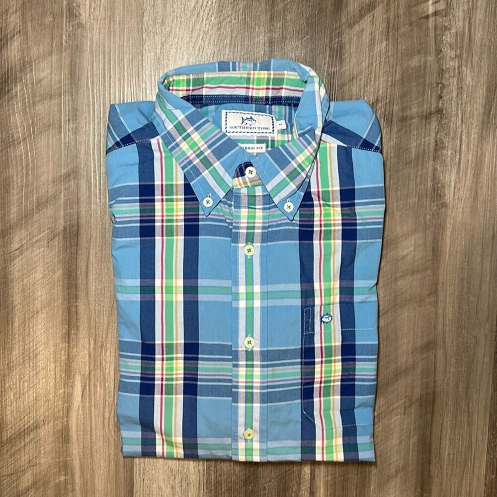 Southern Tide Classic Fit Long Sleeve Button Down - Medium